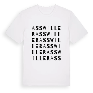 Asswiller ordlek t-shirt – ekologisk bomull t-shirt från Pinshirt