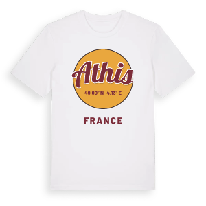 Athis cirkel t-shirt – ekologisk bomull t-shirt från Pinshirt