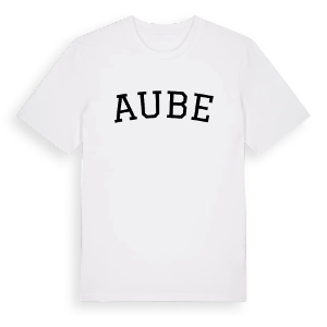 Aube böjd t-shirt – ekologisk bomull t-shirt från Pinshirt