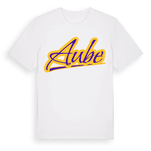 Aube baseball t-shirt – ekologisk bomull t-shirt från Pinshirt