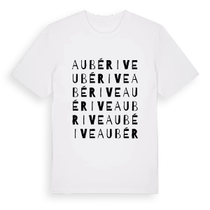 Aubérive ordlek t-shirt – ekologisk bomull t-shirt från Pinshirt