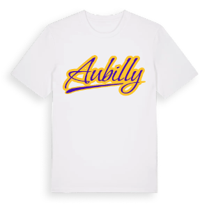 Aubilly baseball t-shirt – ekologisk bomull t-shirt från Pinshirt
