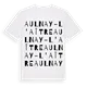Aulnay-l'Aître ordlek t-shirt