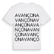 Avançon ordlek t-shirt