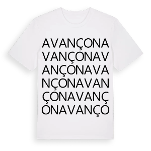 Avançon ordlek t-shirt – ekologisk bomull t-shirt från Pinshirt