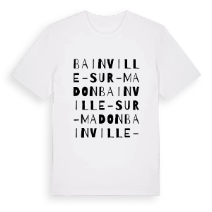Bainville-sur-Madon ordlek t-shirt – ekologisk bomull t-shirt från PinShirt