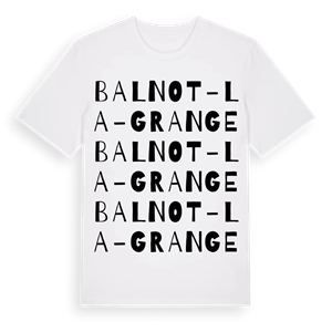 Balnot-la-Grange ordlek t-shirt – ekologisk bomull t-shirt från Pinshirt