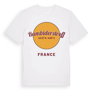 Bambiderstroff cirkel t-shirt – ekologisk bomull t-shirt från Pinshirt