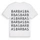 Barbas ordlek t-shirt