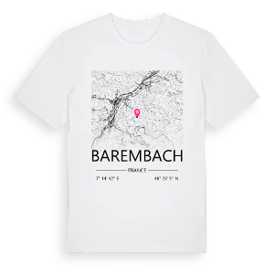 Barembach karta t-shirt – ekologisk bomull t-shirt från Pinshirt