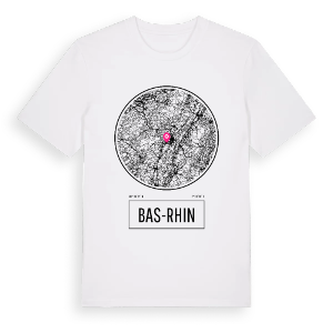 Bas-Rhin t-shirt – ekologisk bomull t-shirt från Pinshirt