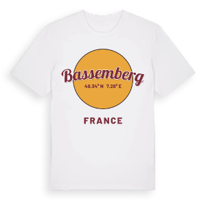 Bassemberg cirkel t-shirt – ekologisk bomull t-shirt från Pinshirt