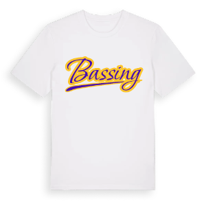 Bassing baseball t-shirt – ekologisk bomull t-shirt från Pinshirt