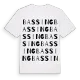 Bassing ordlek t-shirt