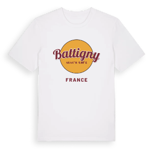 Battigny cirkel t-shirt – ekologisk bomull t-shirt från Pinshirt