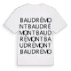 Baudrémont ordlek t-shirt