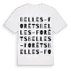 Belles-Forêts ordlek t-shirt