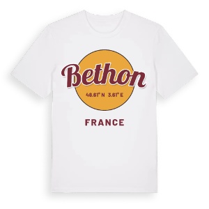 Bethon cirkel t-shirt – ekologisk bomull t-shirt från Pinshirt