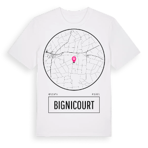 Bignicourt t-shirt – ekologisk bomull t-shirt från Pinshirt