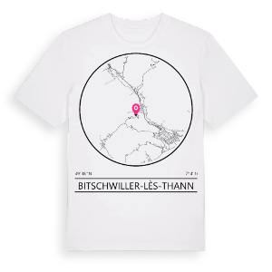 Bitschwiller-lès-Thann t-shirt – ekologisk bomull t-shirt från Pinshirt