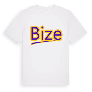 Bize baseball t-shirt – ekologisk bomull t-shirt från Pinshirt