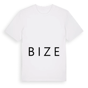 Jag älskar Bize t-shirt stort tryck – ekologisk bomull t-shirt från Pinshirt