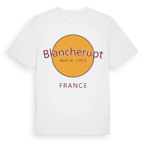 Blancherupt cirkel t-shirt – ekologisk bomull t-shirt från Pinshirt