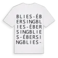 Blies-Ébersing ordlek t-shirt