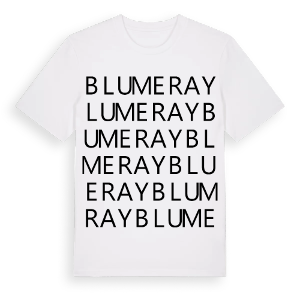 Blumeray ordlek t-shirt – ekologisk bomull t-shirt från Pinshirt
