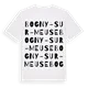 Bogny-sur-Meuse ordlek t-shirt