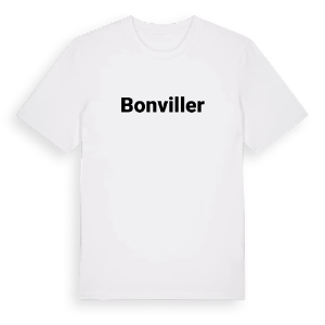 Bonviller fetstil t-shirt – ekologisk bomull t-shirt från Pinshirt