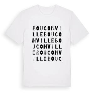 Bouconville ordlek t-shirt – ekologisk bomull t-shirt från Pinshirt