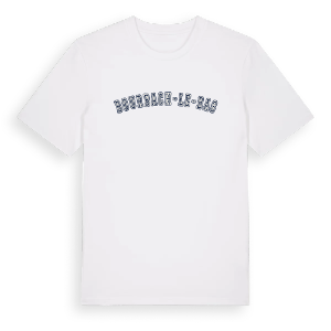 Bourbach-le-Bas college t-shirt – ekologisk bomull t-shirt från Pinshirt