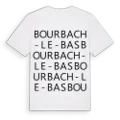 Bourbach-le-Bas ordlek t-shirt