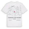 Bourdons-sur-Rognon karta t-shirt