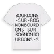 Bourdons-sur-Rognon ordlek t-shirt