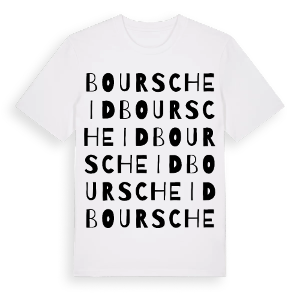 Bourscheid ordlek t-shirt – ekologisk bomull t-shirt från Pinshirt