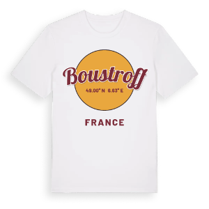 Boustroff cirkel t-shirt – ekologisk bomull t-shirt från Pinshirt