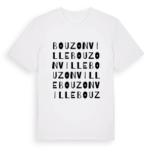 Bouzonville ordlek t-shirt – ekologisk bomull t-shirt från Pinshirt