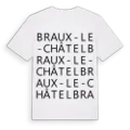 Braux-le-Châtel ordlek t-shirt