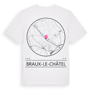 Braux-le-Châtel t-shirt – ekologisk bomull t-shirt från Pinshirt