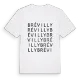 Brévilly ordlek t-shirt