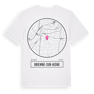 Brienne-sur-Aisne t-shirt – ekologisk bomull t-shirt från Pinshirt