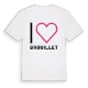 Jag älskar Brouillet t-shirt stort tryck