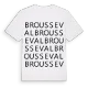 Brousseval ordlek t-shirt