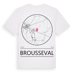 Brousseval t-shirt – ekologisk bomull t-shirt från Pinshirt
