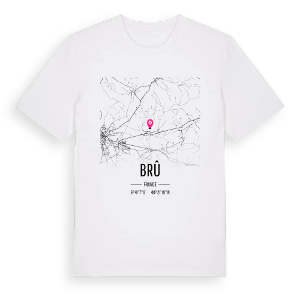 Brû karta t-shirt – ekologisk bomull t-shirt från Pinshirt