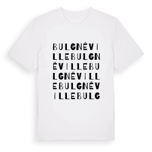 Bulgnéville ordlek t-shirt – ekologisk bomull t-shirt från Pinshirt