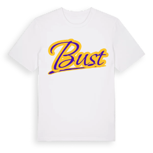 Bust baseball t-shirt – ekologisk bomull t-shirt från Pinshirt