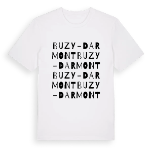 Buzy-Darmont ordlek t-shirt – ekologisk bomull t-shirt från Pinshirt
